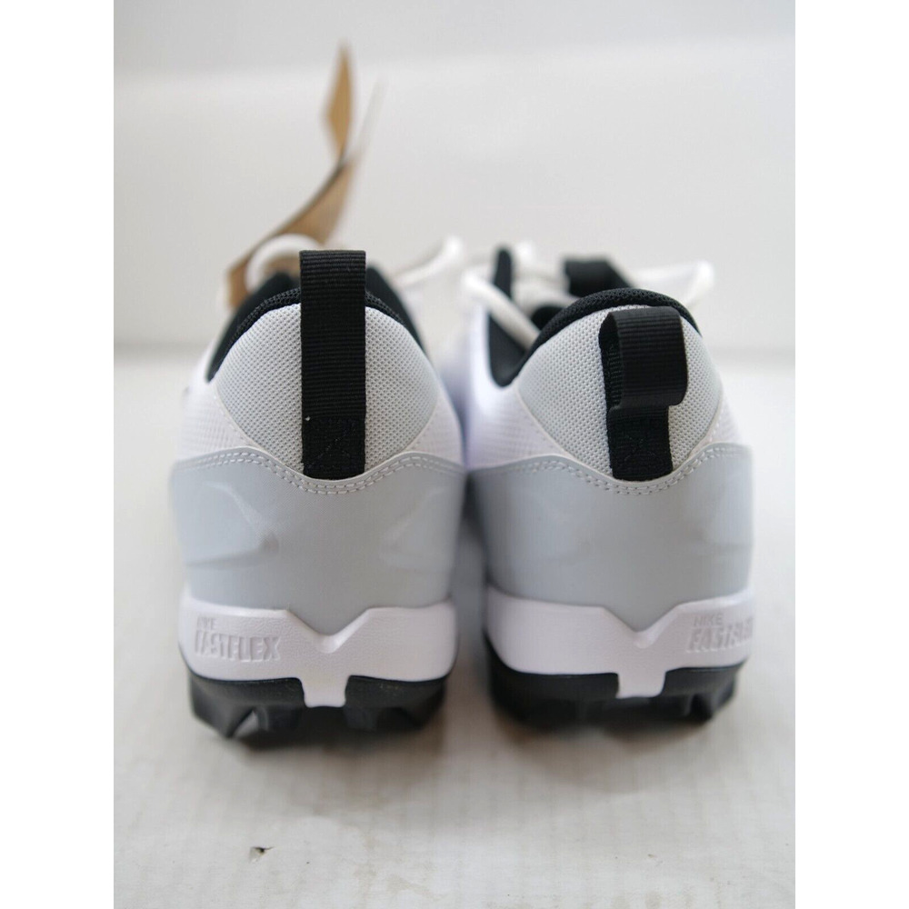 Nike Force Trout 9 Keystone Low Rubber Baseball Cleats WHITE | BLACK SZ 11 - Picture 4 of 7